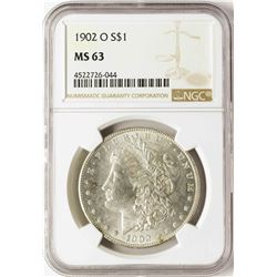 1902-O $1 Morgan Silver Dollar Coin NGC MS63