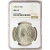 Image 1 : 1902-O $1 Morgan Silver Dollar Coin NGC MS63