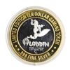 Image 2 : .999 Silver Aladdin Resort Casino $10 Casino Limited Edition Gaming Token