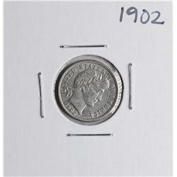 1902 Barber Dime Coin