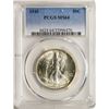 Image 1 : 1945 Walking Half Dollar Coin PCGS MS64