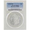 Image 1 : 1878 7TF Reverse of 1878 $1 Morgan Silver Dollar Coin PCGS MS62