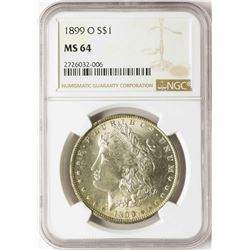 1899-O $1 Morgan Silver Dollar Coin NGC MS64