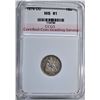 Image 1 : 1876-CC SEATED LIBERTY DIME CCGS CH BU
