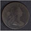 Image 1 : 1802 DRAPED BUST LARGE CENT, G/VG