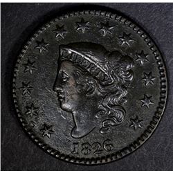 1826 LARGE CENT XF+ MINOR POROSITY