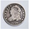 Image 1 : 1829 BUST DIME, FINE