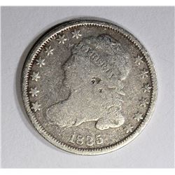 1835 CAPPED BUST DIME, VG