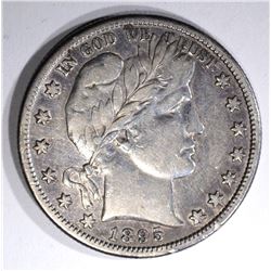 1895-S BARBER HALF DOLLAR, VF