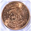 Image 3 : 1957 MEXICO 50 CENTAVOS PCGS MS65RD