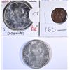Image 1 : 2-1966 CANADA SILVER DOLLARS & 1-CIVIL WAR TOKEN