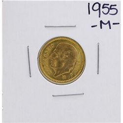 1955 Cinco Pesos Gold Coin