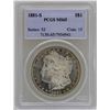 Image 1 : 1881-S $1 Morgan Silver Dollar Coin PCGS MS65