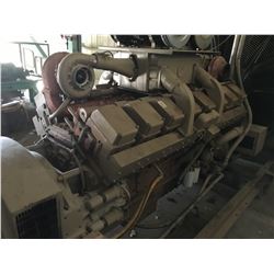 ONAN 1 MEGAWATT GENERATOR SET, MODEL 1000DFLA, SPEC. 52357G, 3 PHASE, 1800 RPM, CUMMINS 16 CYL. DIES