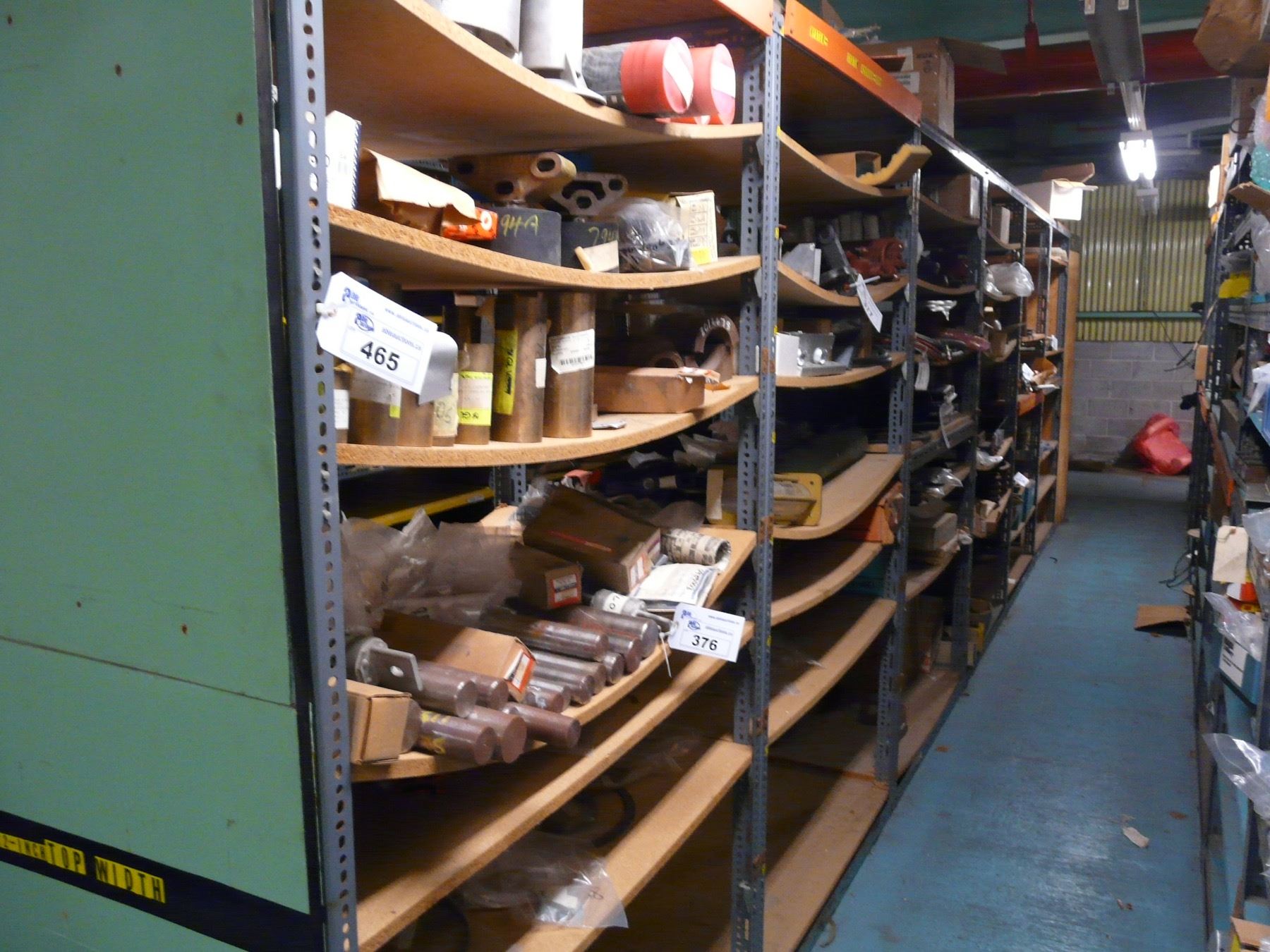6 Link Bay's Racking 6 BAYS OF METAL RACKING