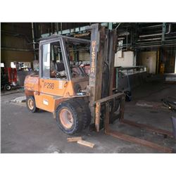 HYSTER FORKLIFT, MODEL H110XL, 10,000 LB CAPACITY, SIDE SHIFT, DUAL FRONT AXLE