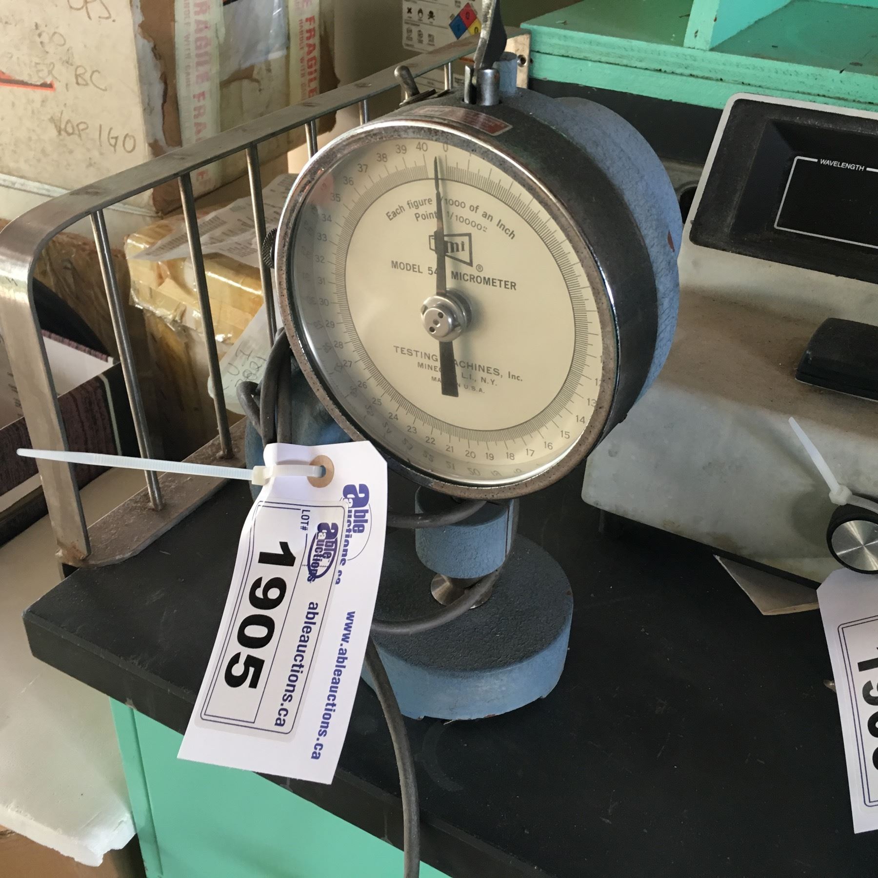 Model 549 TESTING MACHINES MODEL 549 MICROMETER