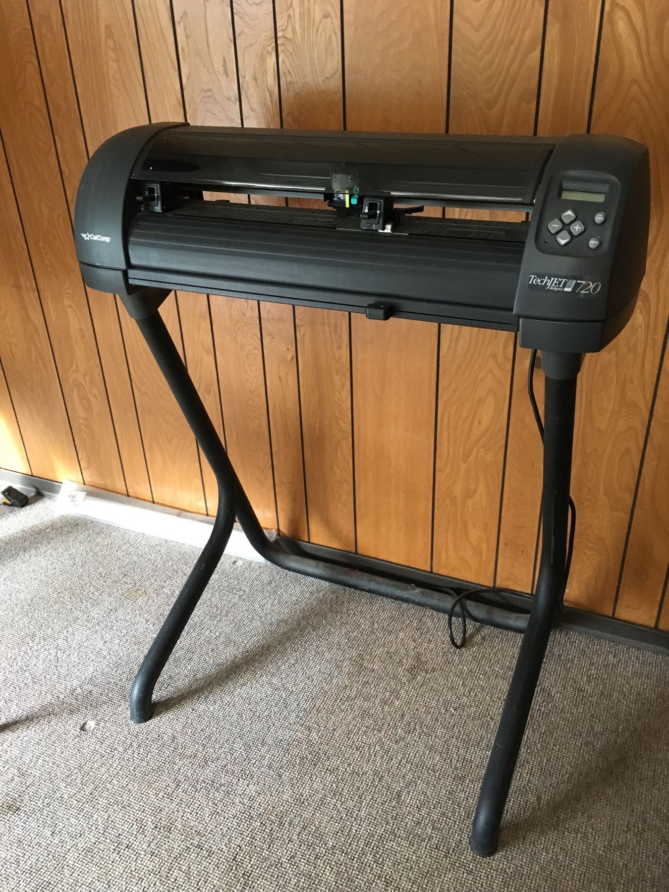 Techjet 720c CALCOMP TECHJET 720 WIDE FORMAT PRINTER