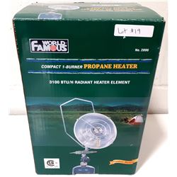 COMPACT 1-BURNER PROPANE HEATER