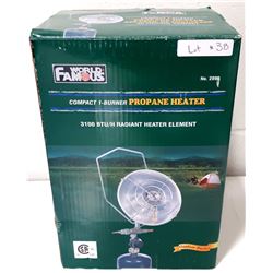 COMPACT 1-BURNER PROPANE HEATER