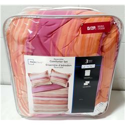 MAINSTAYS REVERSIBLE COMFORTER SET