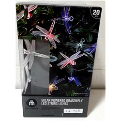 HOMETRENDS SOLAR POWERED DRAGONFLY LED STRING LIGHTS