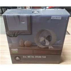 HOMETRENDS 9" METAL DRUM FAN