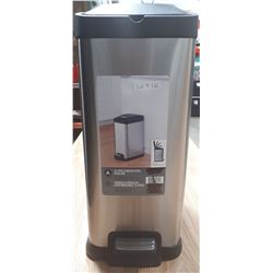 HOMETRENDS 15L STAINLESS STEEL PEDAL BIN