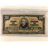 Image 1 : 1937 $100 CANADIAN BANKNOTE