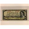 Image 1 : 1954 $20 CANADIAN BANKNOTE (DEVIL'S FACE)