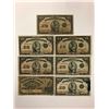 Image 1 : 7 X DOMINION OF CANADA 25 CENT BILLS