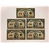 Image 1 : 5 X 1923 25 CENT CANADIAN SHINPLASTERS