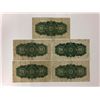 Image 2 : 5 X 1923 25 CENT CANADIAN SHINPLASTERS