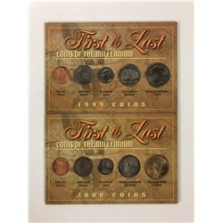 FIRST & LAST COINS OF THE MILLENNIUM (1999 & 2000 COINS)