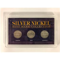 SILVER NICKEL MINT MARK COLLECTIONS
