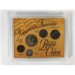 AMERICA'S FAVOURITE RARE COINS (KENNEDY HALF DOLLAR/ INDIAN HEAD/ BUFFALO NICKEL...)