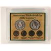 Image 1 : AMERICAN NICKELS OF THE 20TH CENTURY (BUFFALO/ JEFFERSON/ WARTIME SILVER/ LIBERTY HEAD)