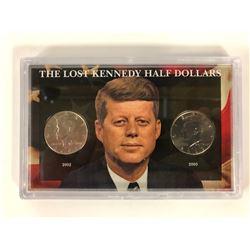 THE LOST KENNEDY HALF DOLLARS (THE 2002 & 2003 KENNEDY HALF DOLLARS WERE NOT RELEASED INTO CIRCULAT