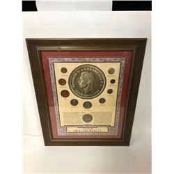 COINS OF KING GEORGE VI (FRAMED DISPLAY)