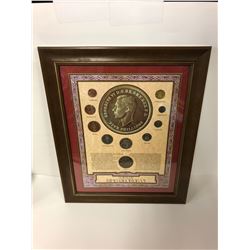 COINS OF KING GEORGE VI (FRAMED DISPLAY)