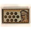 Image 1 : TWO CENTURIES OF INDIAN PENNIES  (UNITED STATES MINTED COIN SET)