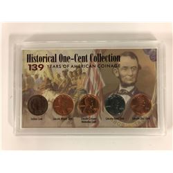 HISTORICAL ONE-CENT COLLECTION (139 YEARS OF AMERICAN COINAGE)