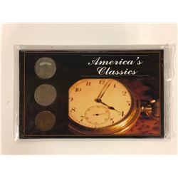 AMERICA'S CLASSICS (INDIAN HEAD HEAD PENNY/ LIBERTY "V" NICKEL/ BUFFALO NICKEL) THE MORGAN MINT