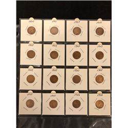 USA INDIAN HEAD PENNIES (1907-08)