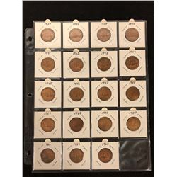 LOT OF  HALF PENNIES (1937-1963)