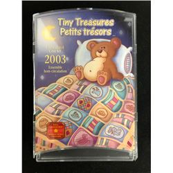 2003 TINY TREASURES UNCIRCULATED COIN SET (ROYAL CANADIAN MINT)