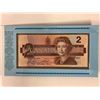 Image 4 : THE TWO DOLLAR CHANGE (THE LAST CANADIAN 2 DOLLAR BILL W/ THE FIRST CANADIAN 2 DOLLAR COIN)