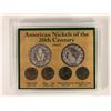 Image 1 : AMERICAN NICKELS OF THE 20TH CENTURY (BUFFALO/ JEFFERSON/ WARTIME SILVER/ LIBERTY HEAD)