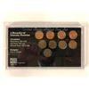 Image 2 : 9 DECADES OF LINCOLN PENNIES (UNITED STATES MINTED COIN SET)