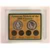 Image 1 : AMERICAN NICKELS OF THE 20TH CENTURY (BUFFALO/ JEFFERSON/ WARTIME SILVER/ LIBERTY HEAD)